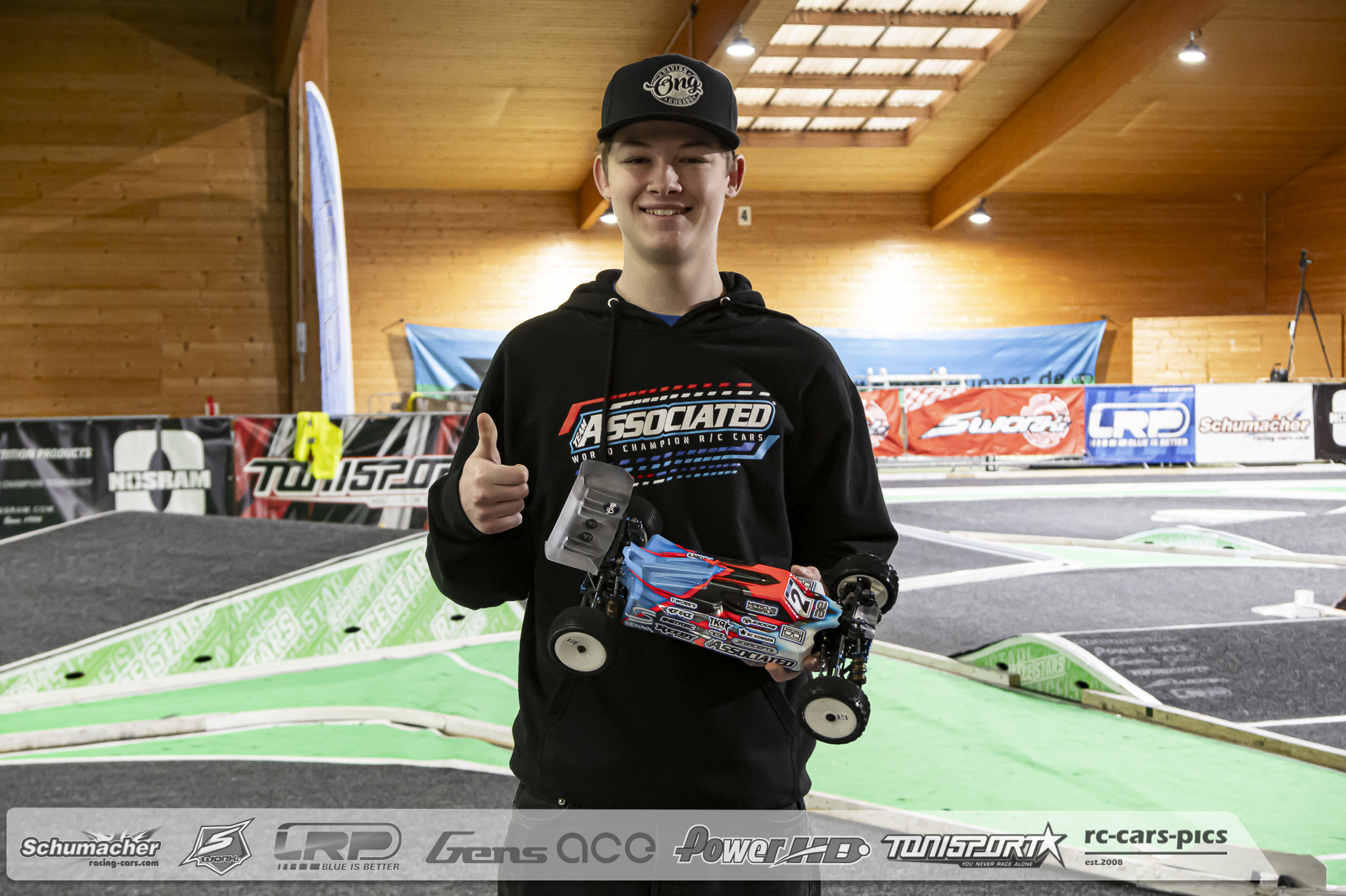 Team Assoociated`s Kaerup is 4WD TQ at the EOS in Germany